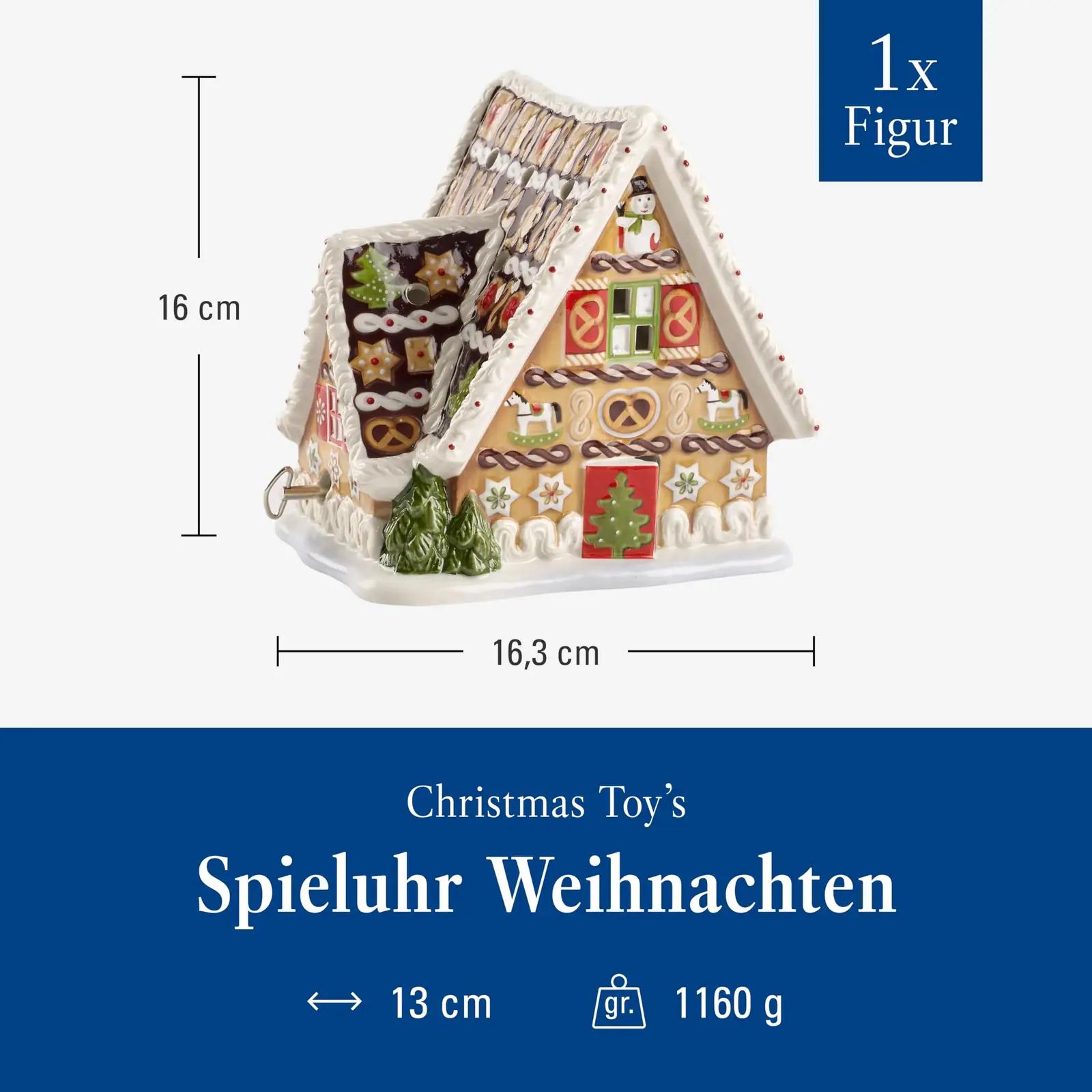 Villeroy & Boch portselanist piparkoogimaja – kasutusnäide