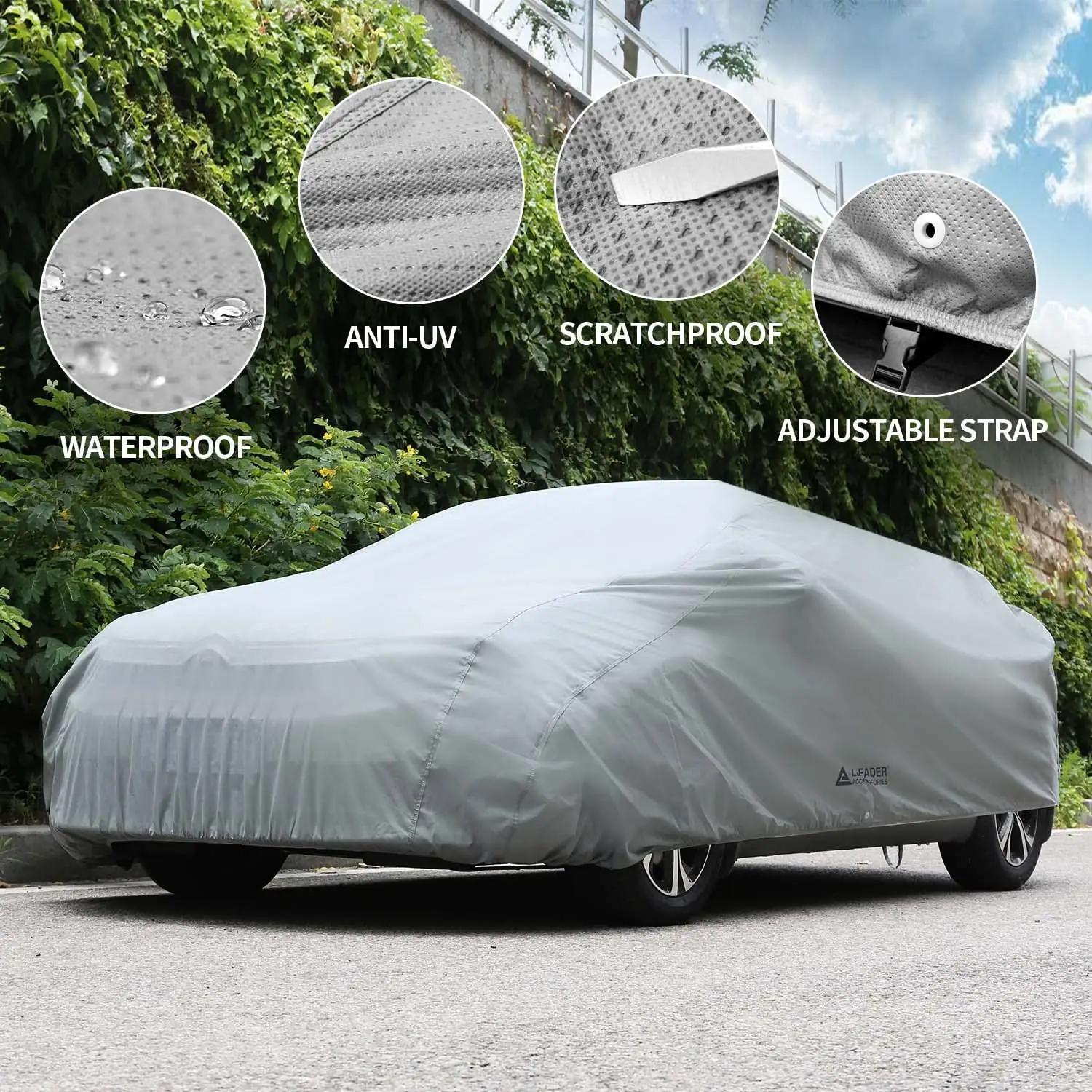 Leader Accessories ilmastikukindel 5-kihiline autokate – pakend ja tarvikud