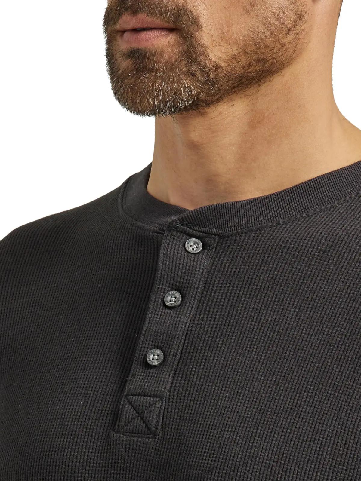Wrangler Authentics puuvillane pikavarruline Henley‑särk – pilt 6
