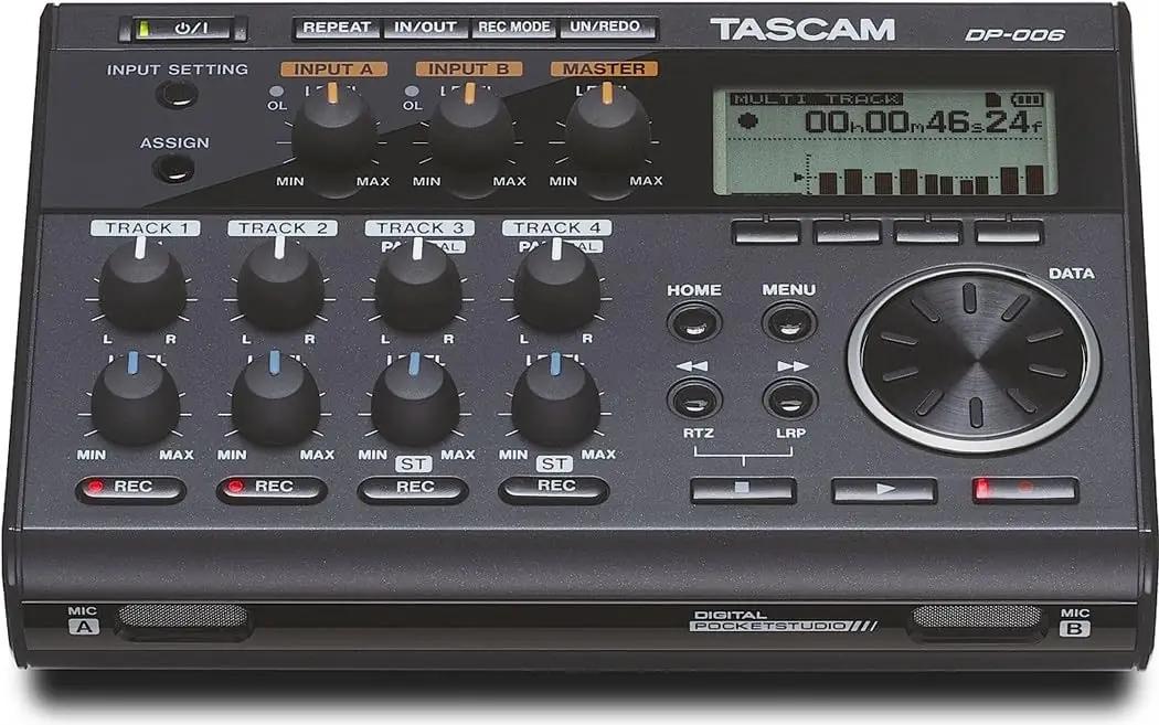 Tascam DP-006 muusikariistad ja dj-varustus – toote esivaade