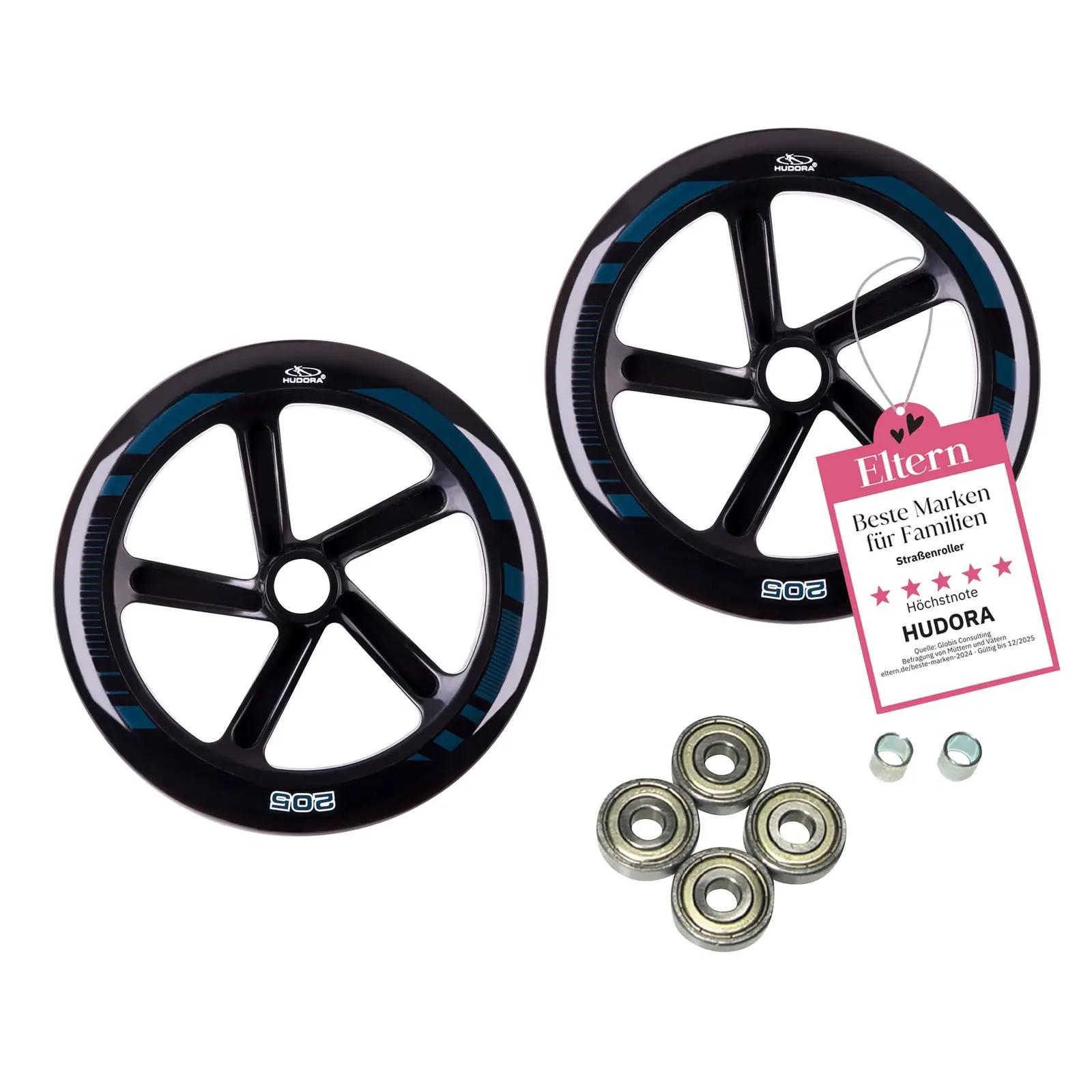 HUDORA vastupidavad PU-rattad BigWheel 205 jaoks, 2 tk