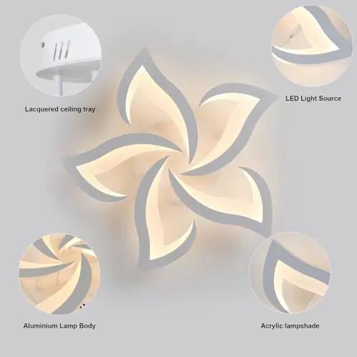Comely LED-lagivalgusti 40W dimmitav – modernne koduvalgus – kasutusnäide