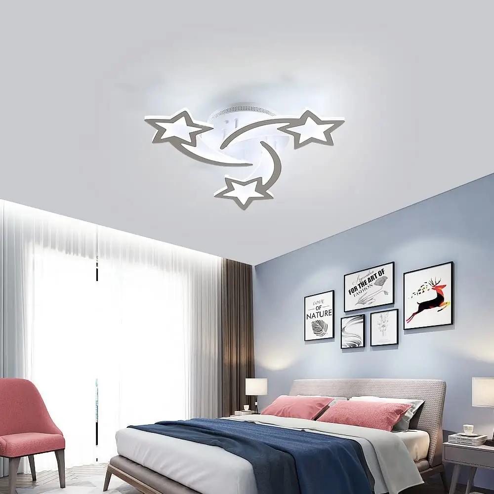 Comely modernne LED laelamp tähekujuline — vaikne valge valgus – pilt 7