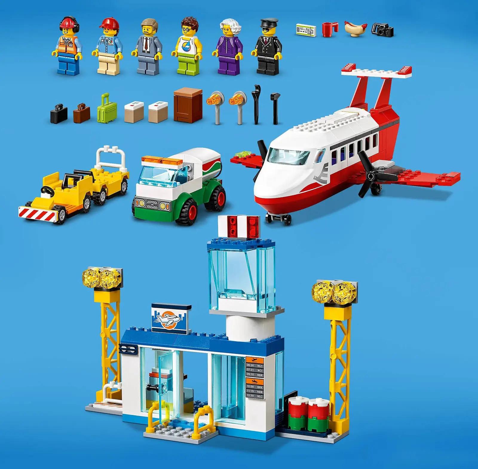 LEGO City lennujaama komplekt — mänguline ehituskingitus lapsele – pilt 9