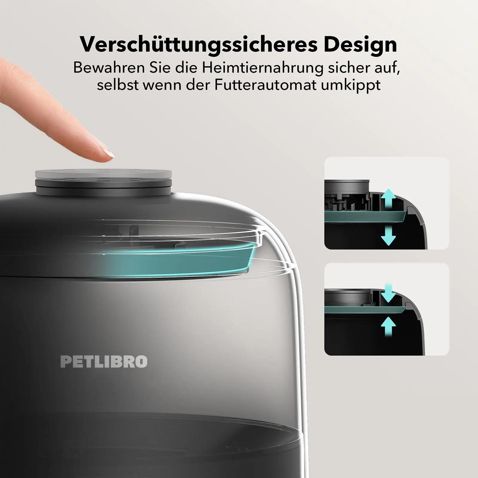PETLIBRO nutikas roostevaba automaatkäru kassi toidule – pilt 6