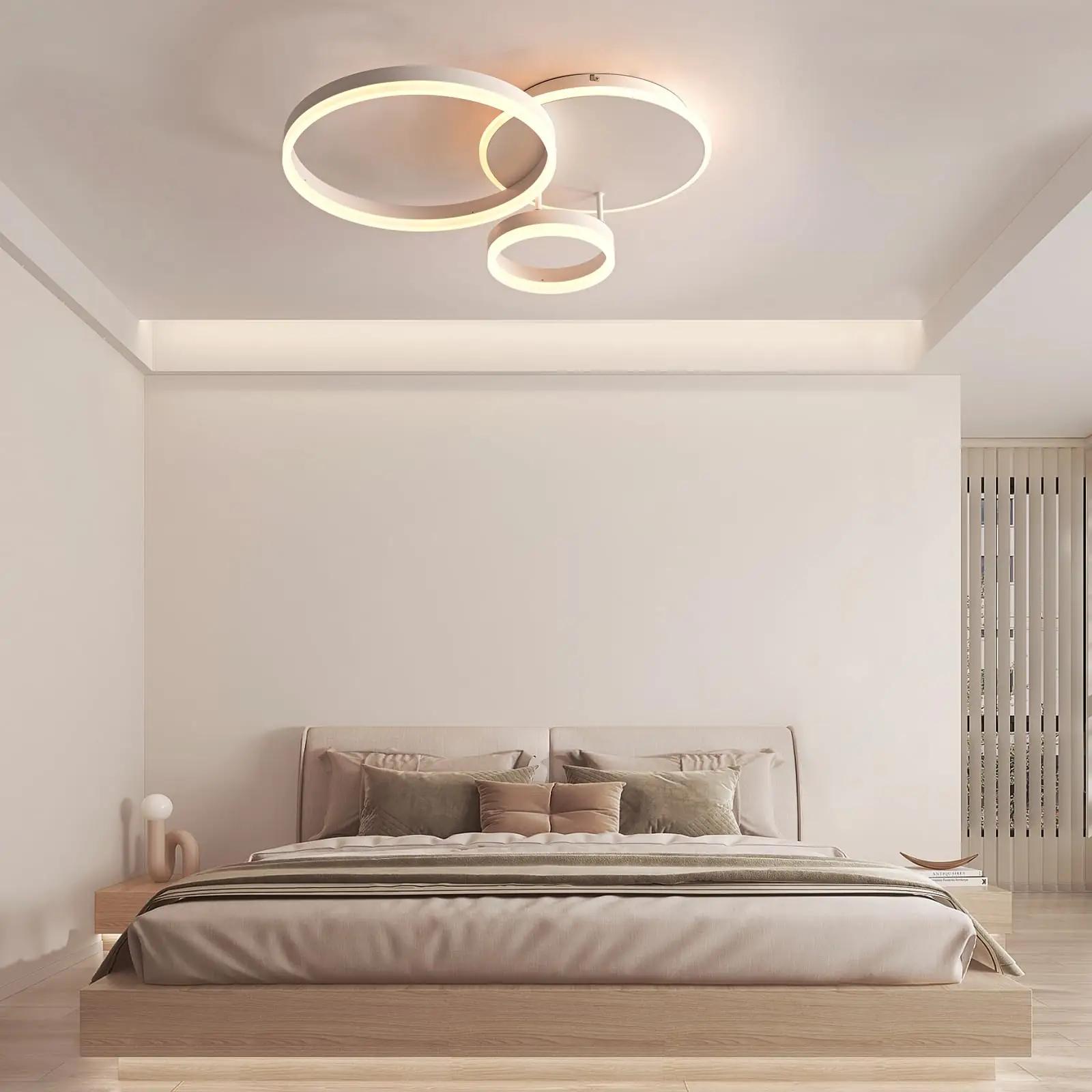 MOUNM modernne LED laelamp 65×50 cm — reguleeritav valgus – pakend ja tarvikud