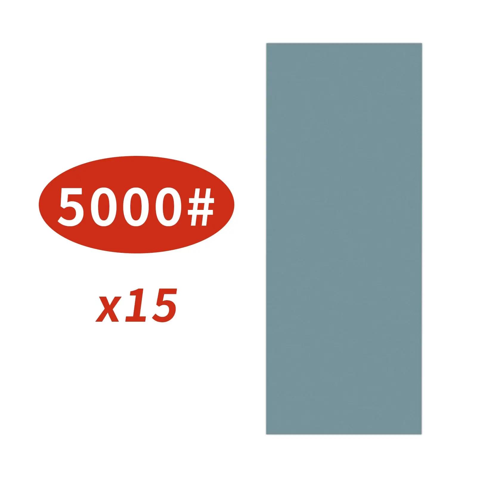 SenmaiTools kvaliteetne märg-kuiv liivapaber 5000, 15 tk – detailne vaade