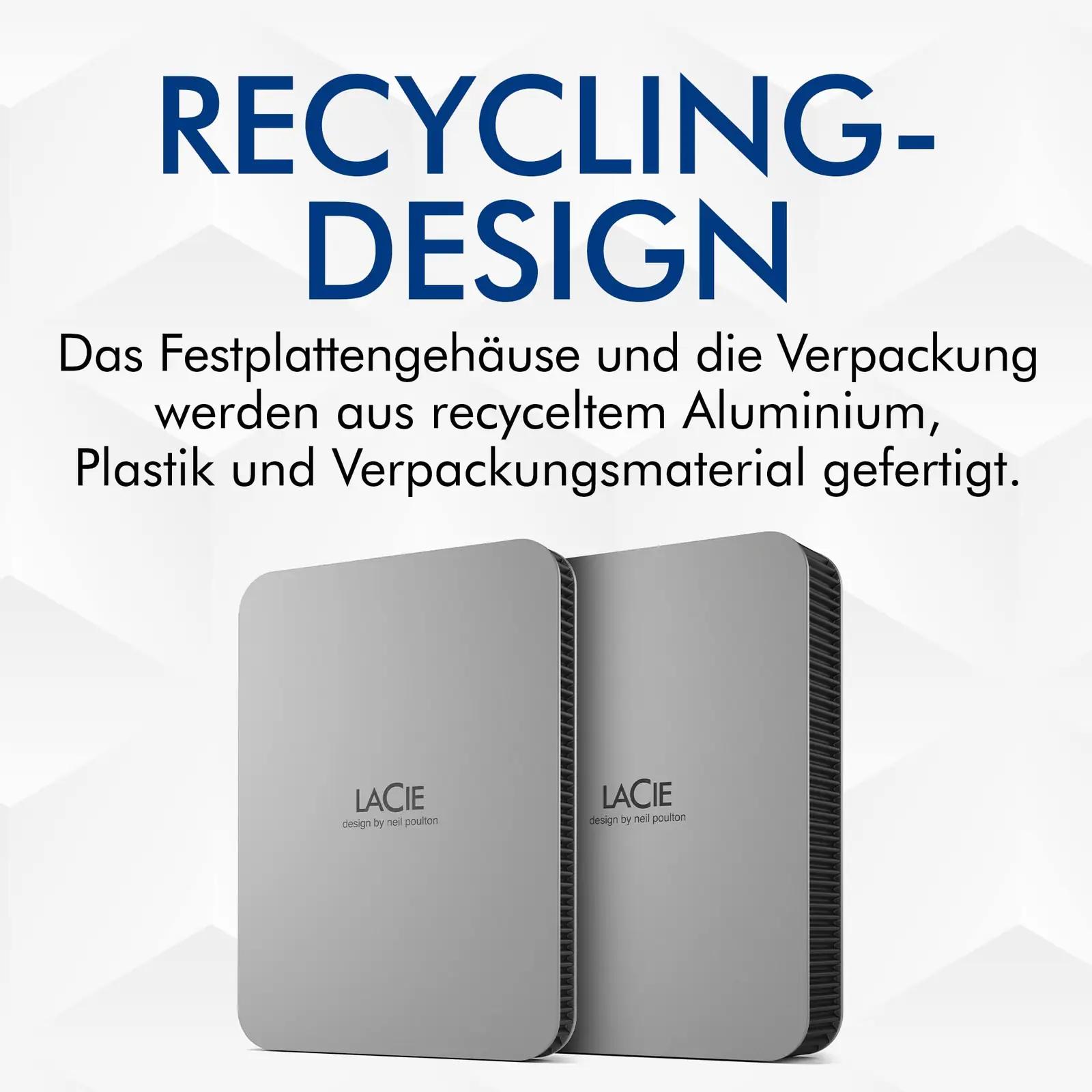 LaCie väline alumiiniumkõvaketas 2TB – kompaktne varukoopia – pilt 6