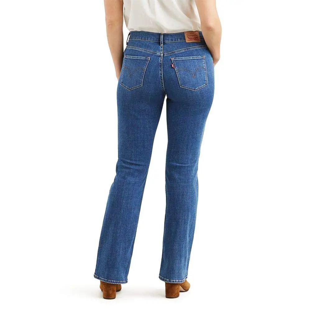 Levi’s mugavad bootcut teksad naistele — pehme puuvill – lisavaade