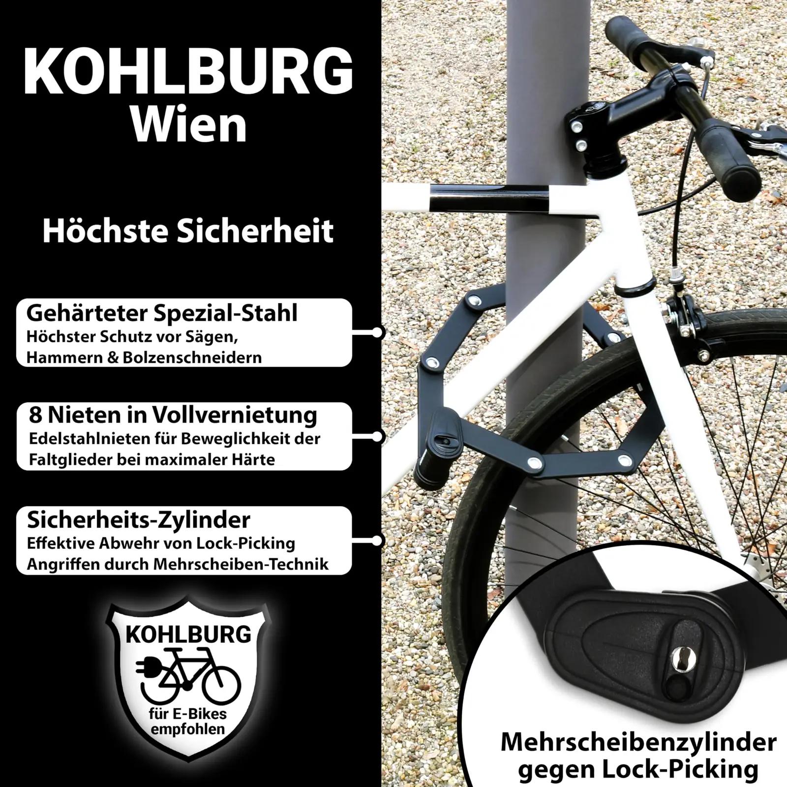 KOHLBURG vastupidav 89 cm voltlukustus – kerge ja turvaline – pakend ja tarvikud