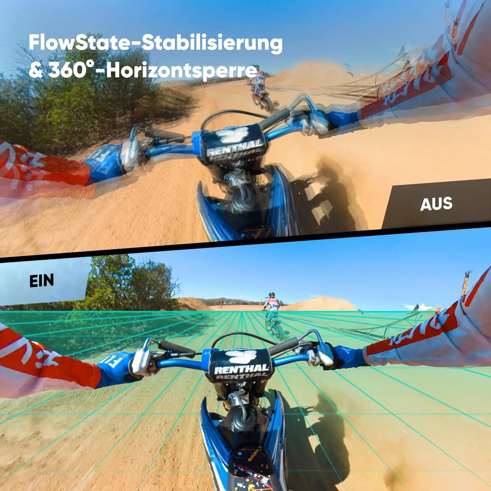 Insta360 X3 veekindel 360° actionkaamera mootorrattale – kasutusnäide
