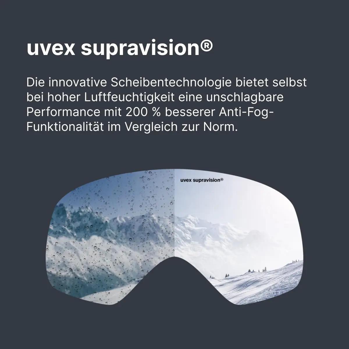 Uvex laste suusaprillid – kerge plastik, anti-fog kaitse – lisavaade