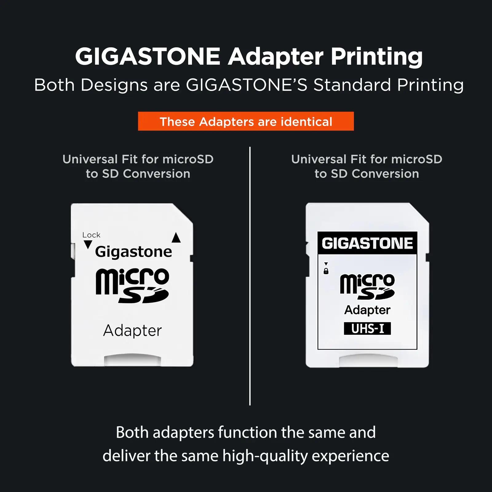 Gigastone 64 GB microSD kaardipakett — usaldusväärne salvestus – pakend ja tarvikud