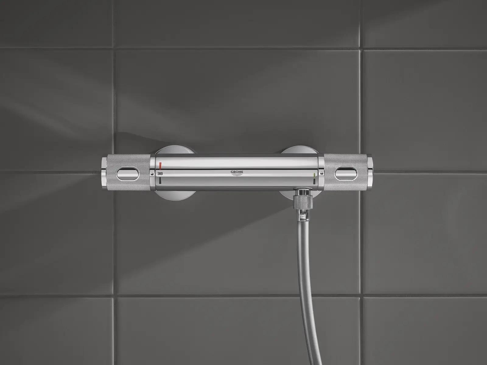 GROHE kroomitud termostaatdušisegisti – veesäästlik ja turvaline – lisavaade
