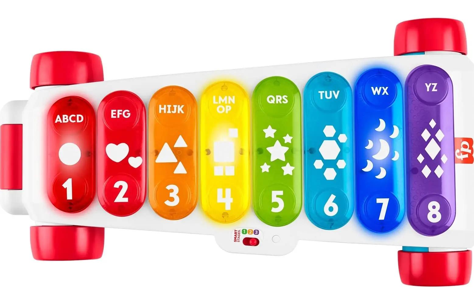 Fisher-Price värvikas muusikaline kitarri‑xülofoni mänguasi – pilt 7