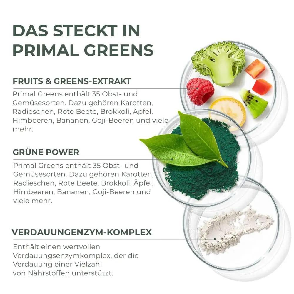 Primal Harvest Super Greens pulber — looduslik energialaeng – pilt 7