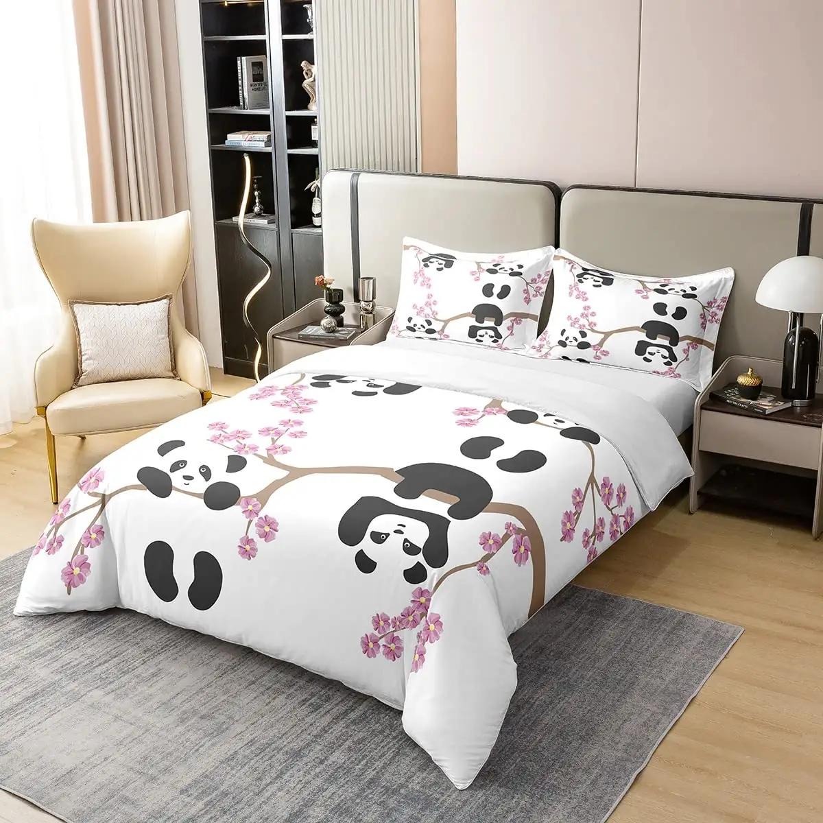 Homewish lastepatalina 140×200 cm – 100% puuvill, panda – pakend ja tarvikud