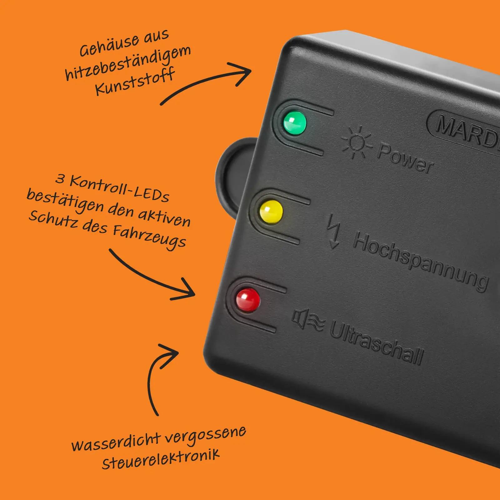 Marder Sicher auto kaitse: plastist mardernutika 10116 – pakend ja tarvikud