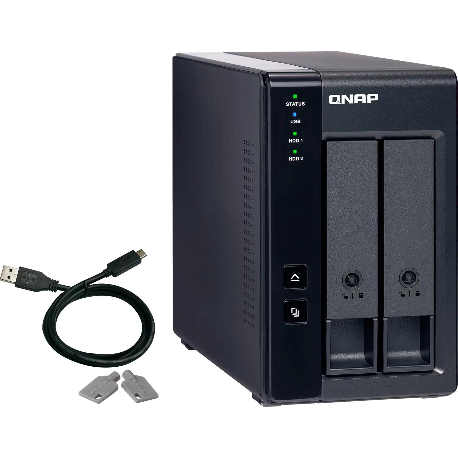 QNAP TR-002 korpused – toote esivaade