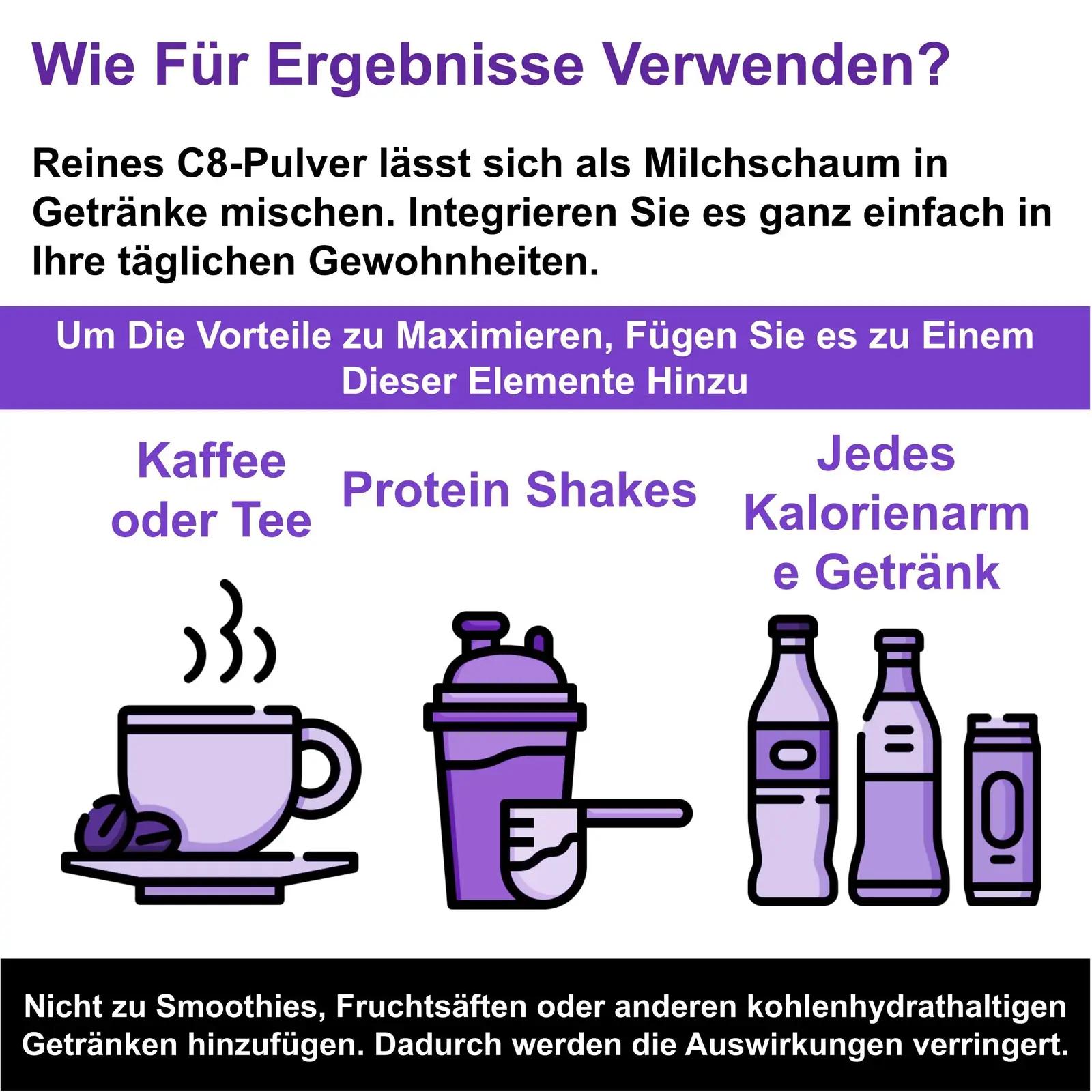 Ketosource C8 MCT-pulber – neutraalne energia keto-elustiilile – pilt 6