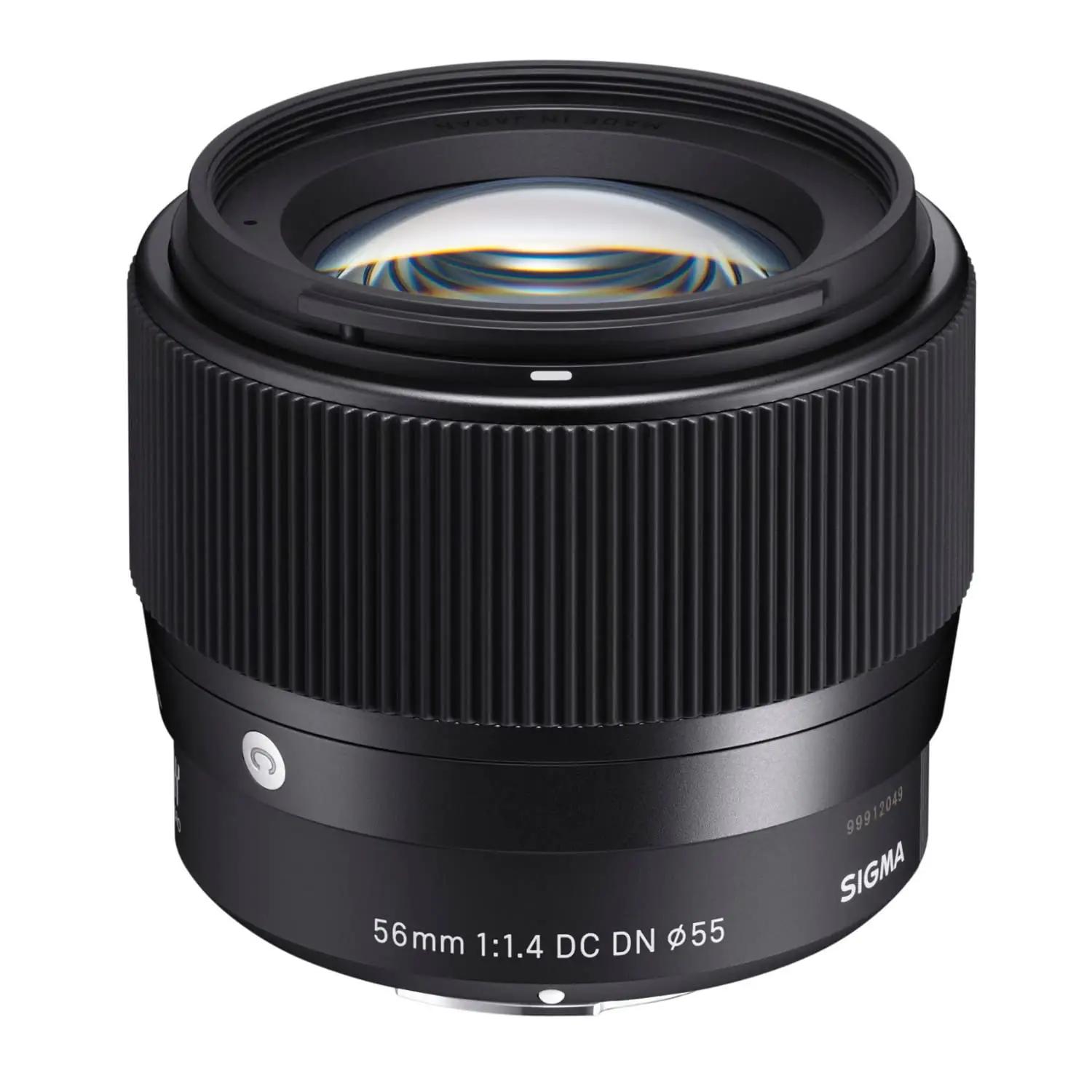 Sigma kerge 56mm F1,4 portreeobjektiiv Sony-E jaoks