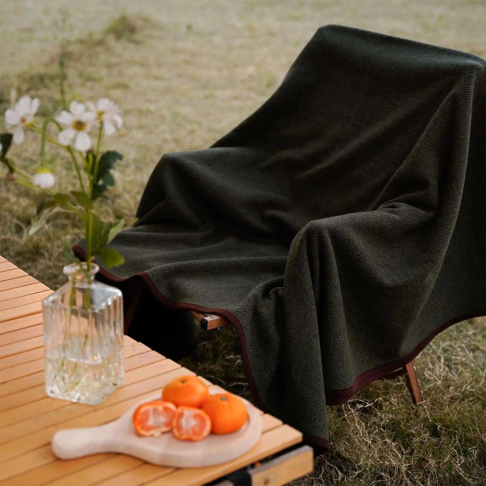 ACUSHLA meriinovillane pleed 160×200 cm – soe matkaks – pilt 7