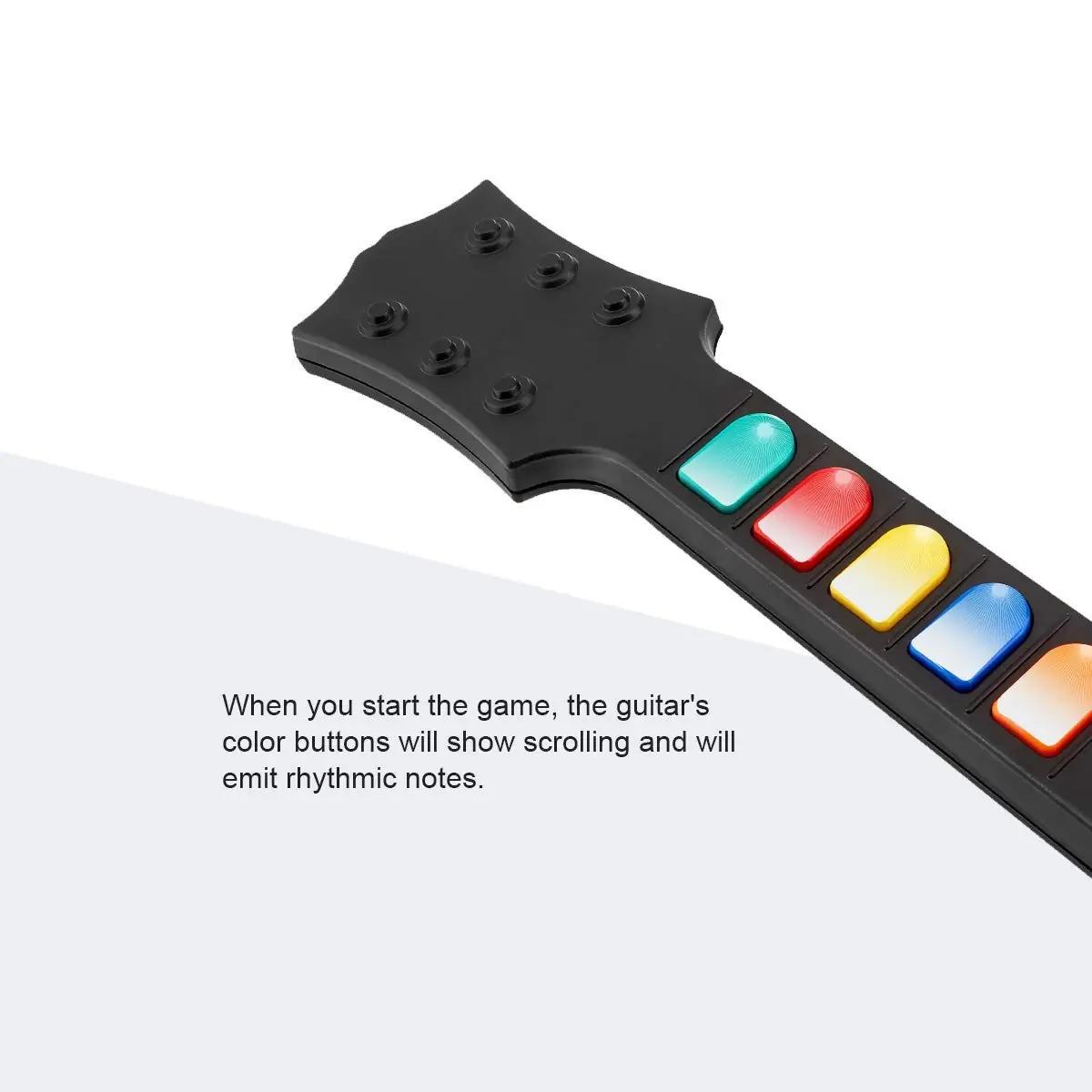 DOYO must traadita Guitar Hero/Wii kitarr – eemaldatav kontroller – pilt 6