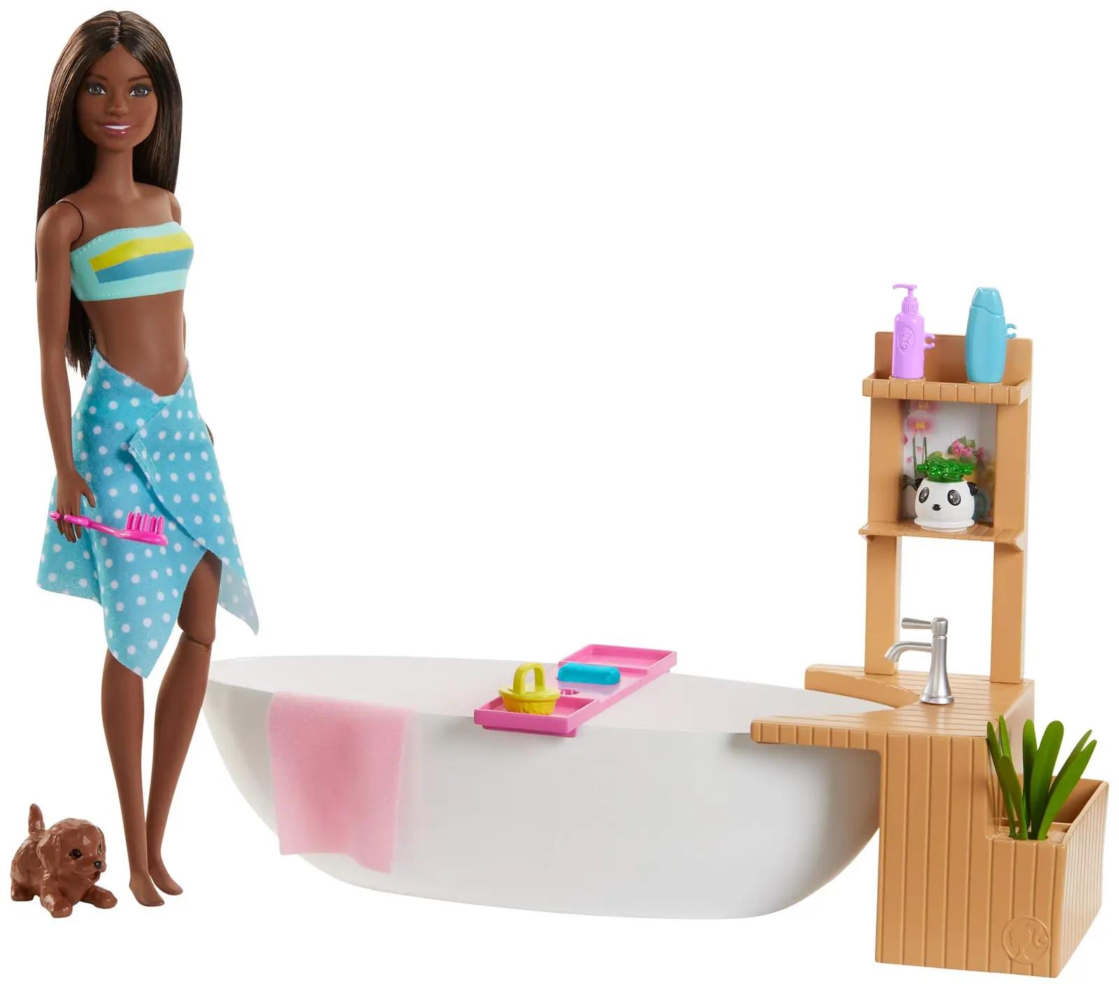 Barbie puidust wellness-mängukomplekt – kingitus tüdrukule – lisavaade