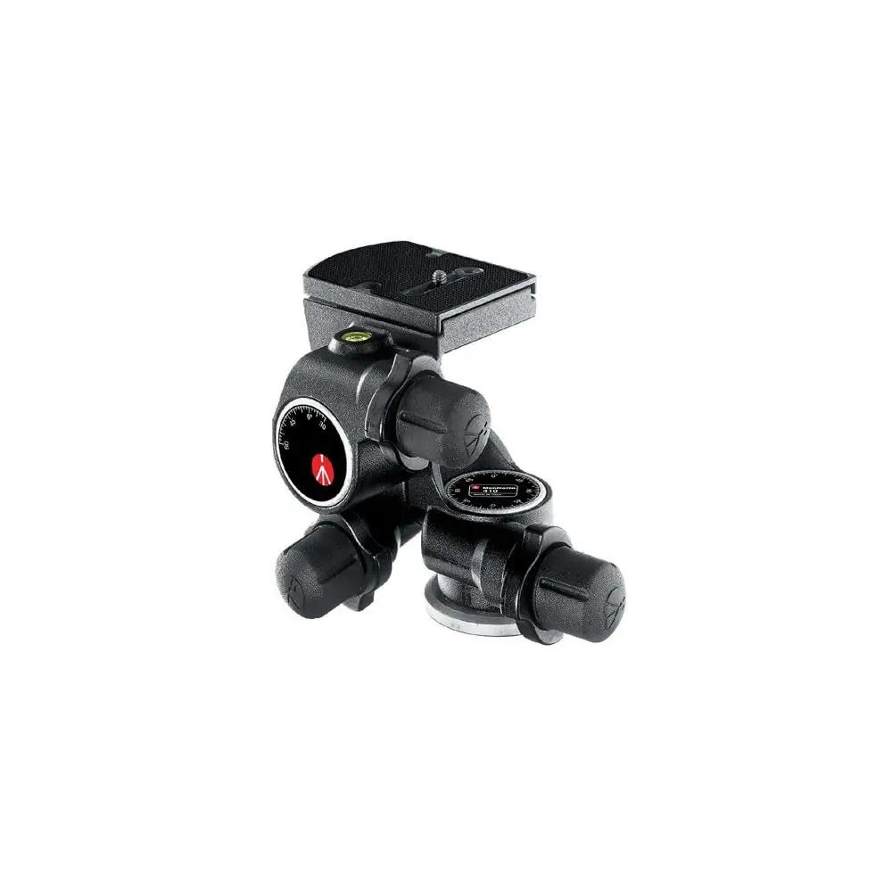 Manfrotto alumiiniumist täpne statiivipea — mugav juhtimine