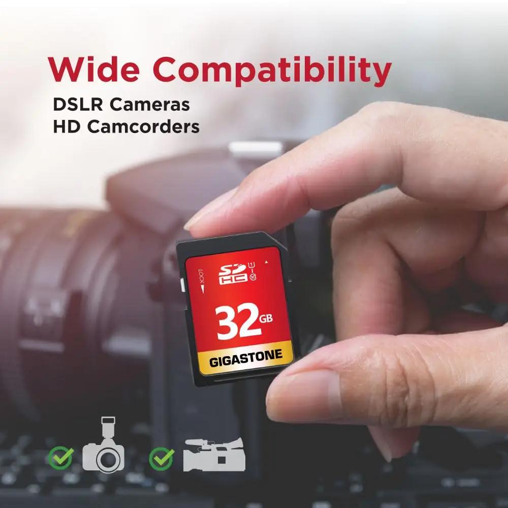 Gigastone 32GB SDHC 5-pack — usaldusväärne salvestuslahendus – lisavaade