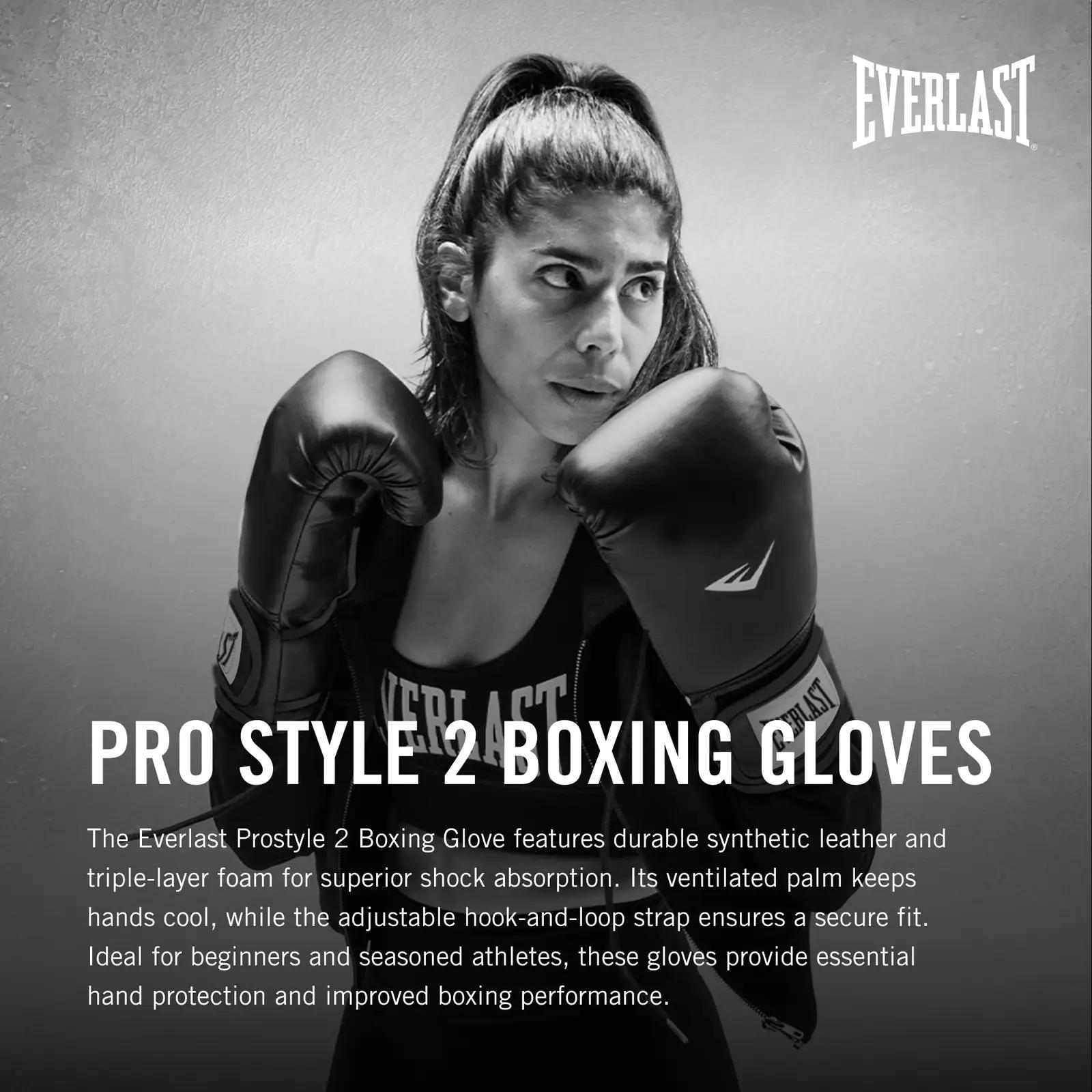 Everlast poksikindad Pro Style 2 – vastupidav kunstnahk – detailne vaade