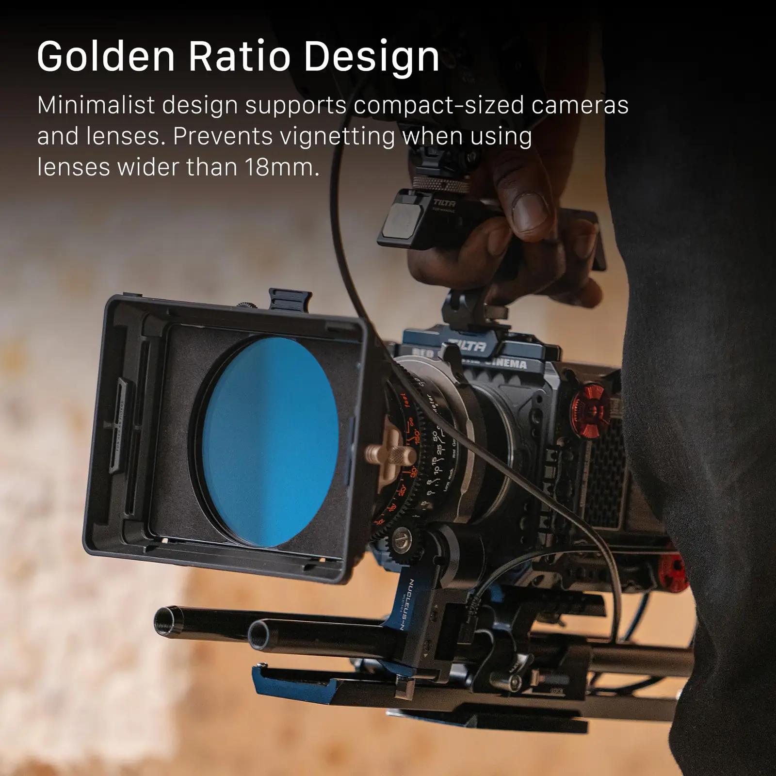Tilta metallist Matte Box ja muutuva ND-filtriga komplekt – kasutusnäide