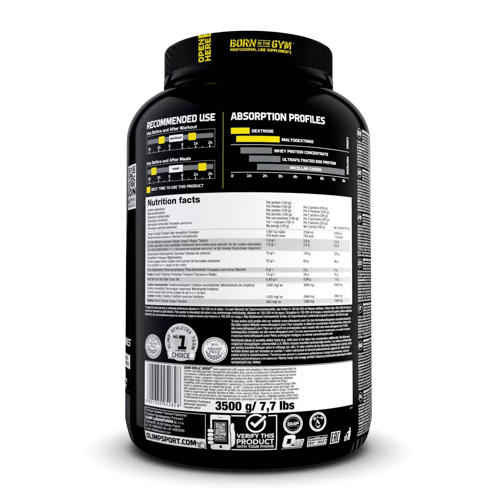 OLIMP SPORT NUTRITION 5901330052828 valgud – detailne lähivaade