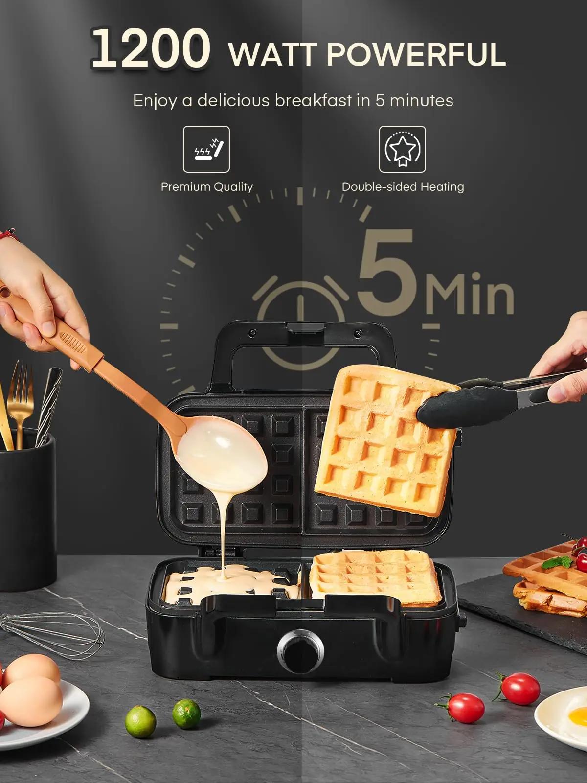 FOHERE roostevaba 3-in-1 sandwichmaker — mitmekülgne kingiidee – detailne vaade