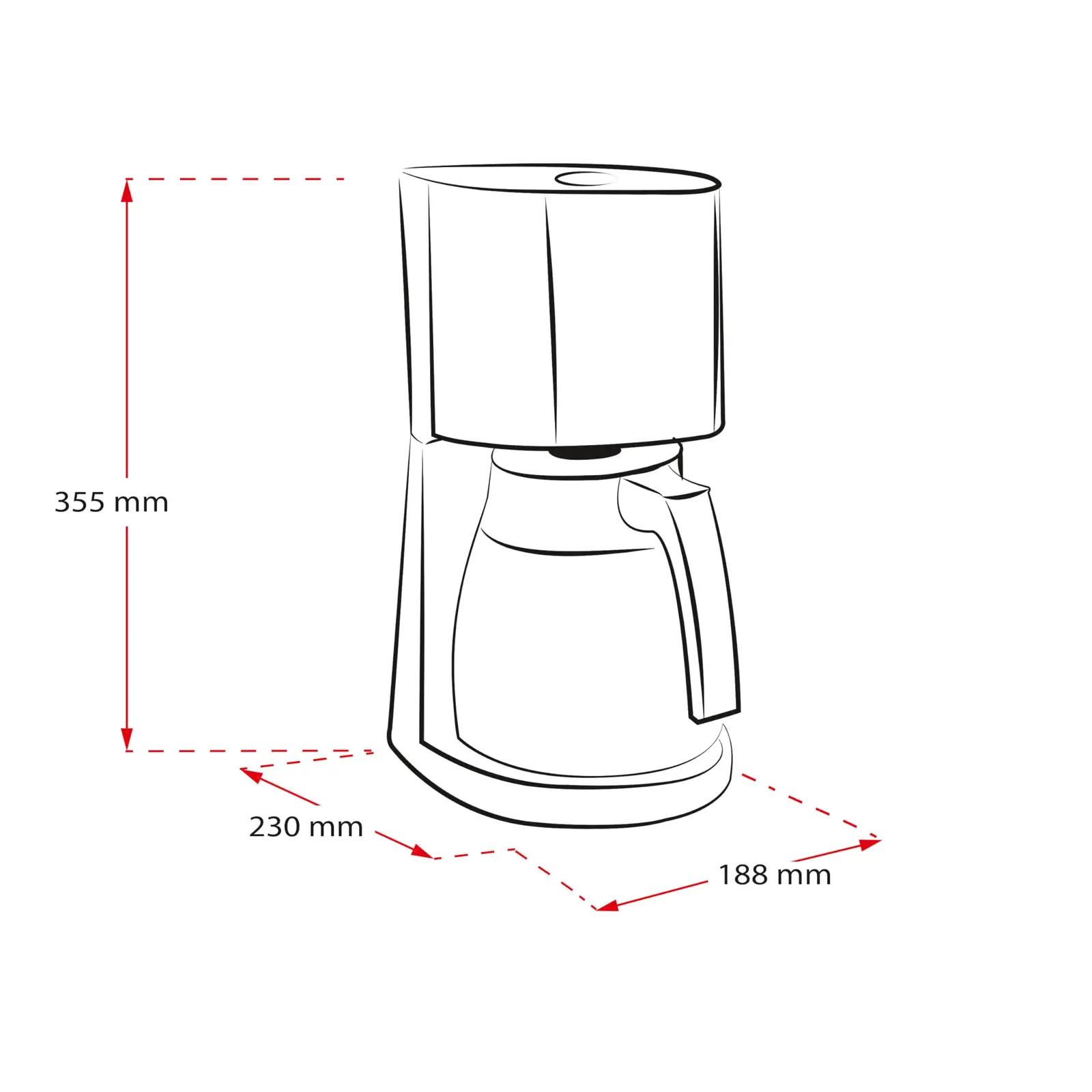 Melitta roostevaba termoskannuga filterkohvimasin – pakend ja tarvikud