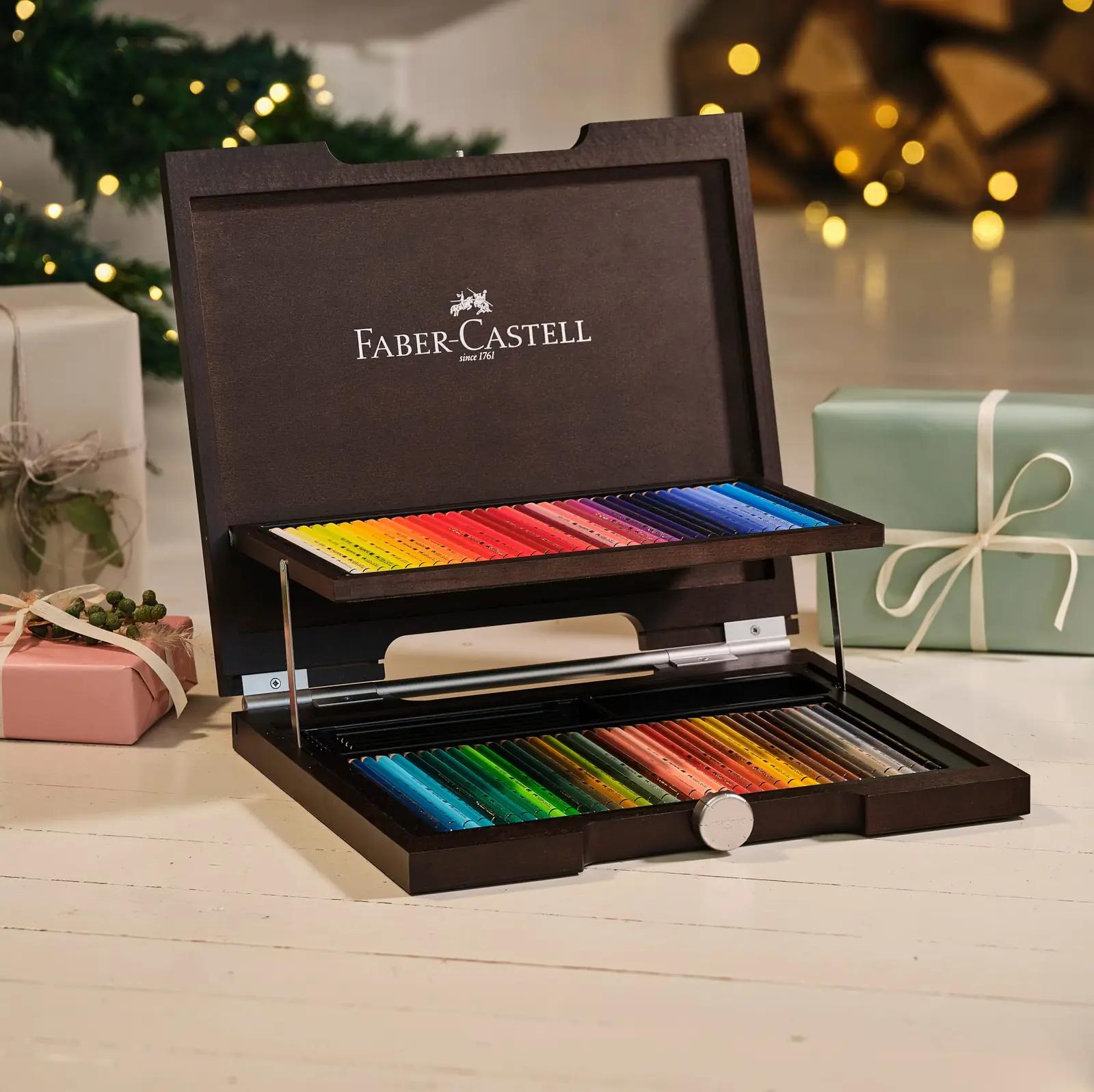 Faber-Castell värvipliiatsite puidust kohver – 72 tk kunstnikule – lisavaade