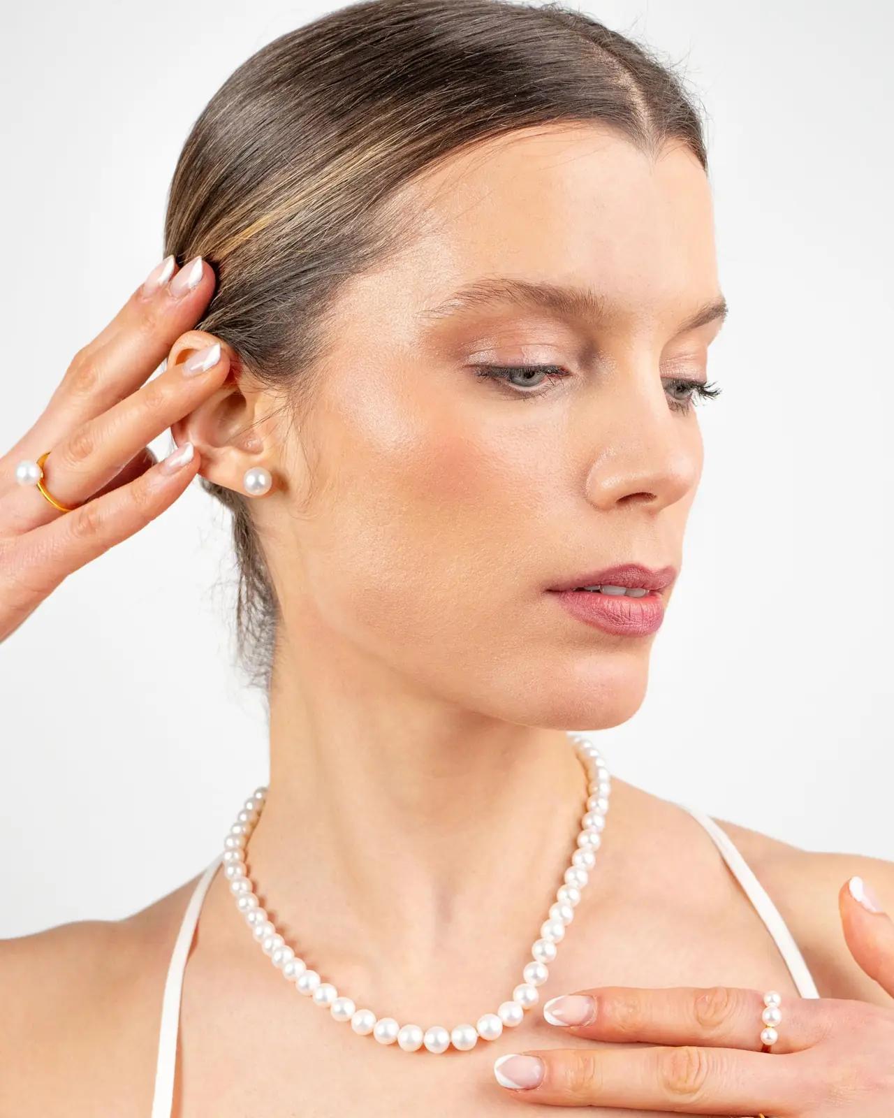 Secret & You sterlinghõbedast helmekõrvarõngad — elegantne – pilt 7