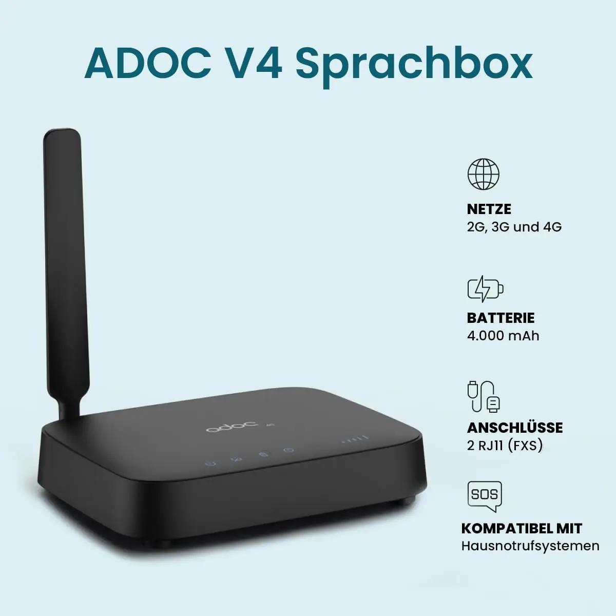 ADOC Voice Box V4 — mobiilne FXS-ühendus ja WLAN-hotspot – pilt 8