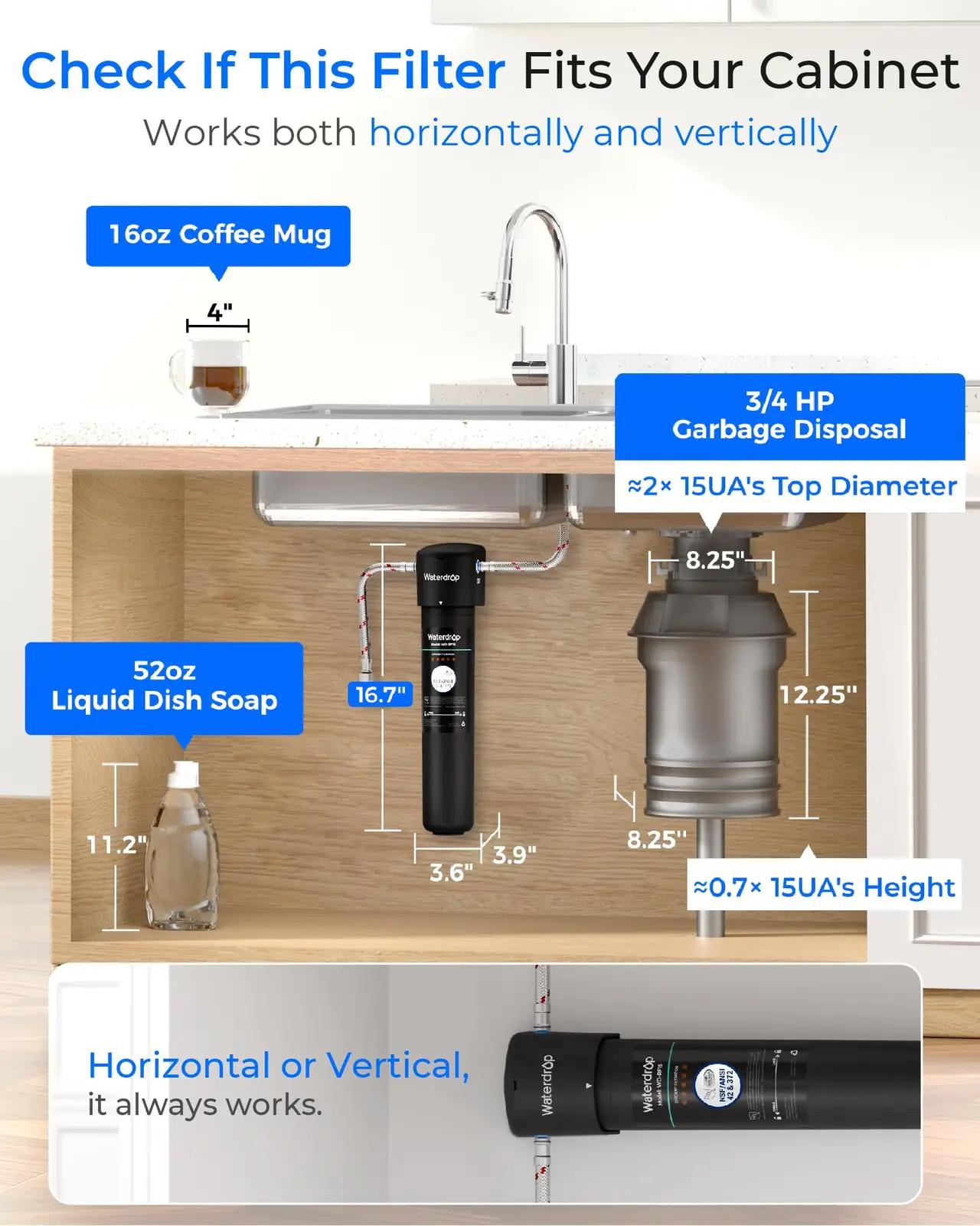 Waterdrop allika-veefiltriga WD-15UA — pikk tööiga ja puhas vesi – pilt 6