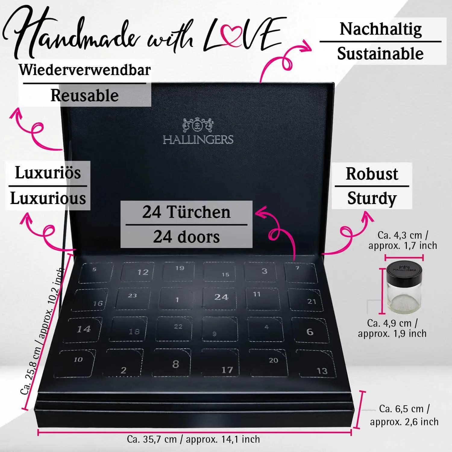 Hallingers Genuss Manufaktur teekalender klaasist — ideaalne – pilt 8