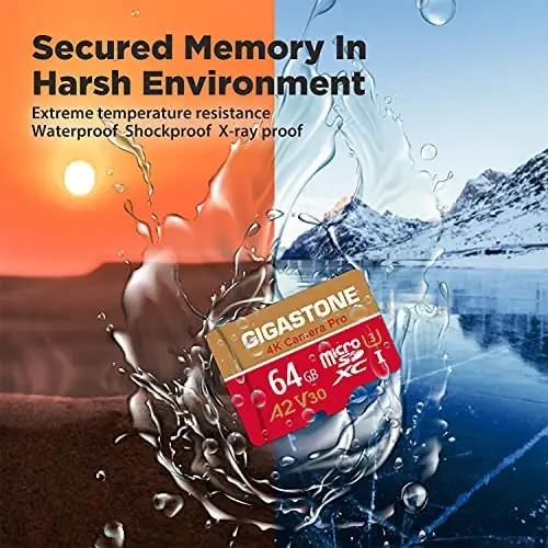 Gigastone vastupidav 64 GB microSD komplekt – pilt 7