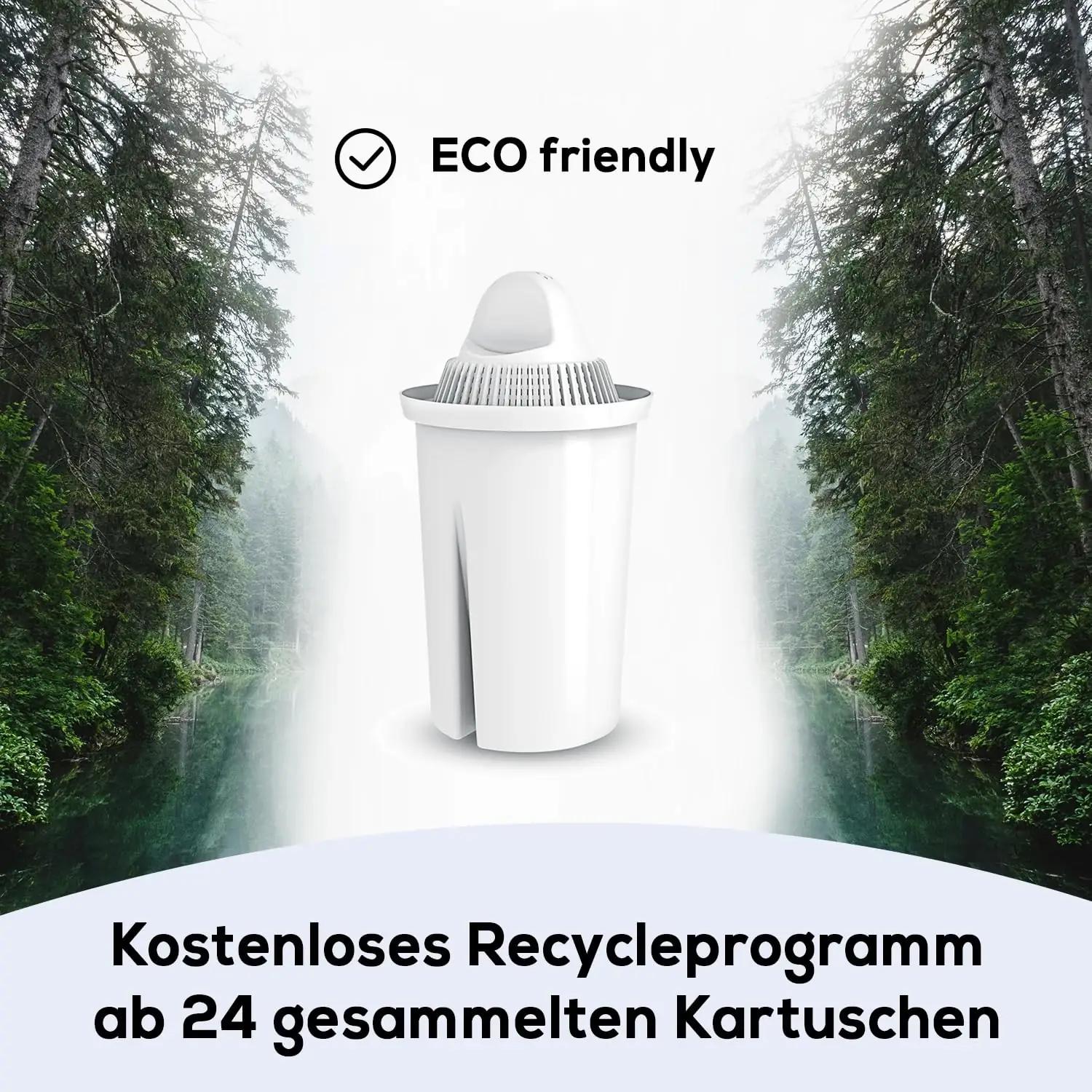 PearlCo vastupidav plastfilter kodusele veepuhastusele – pakend ja tarvikud