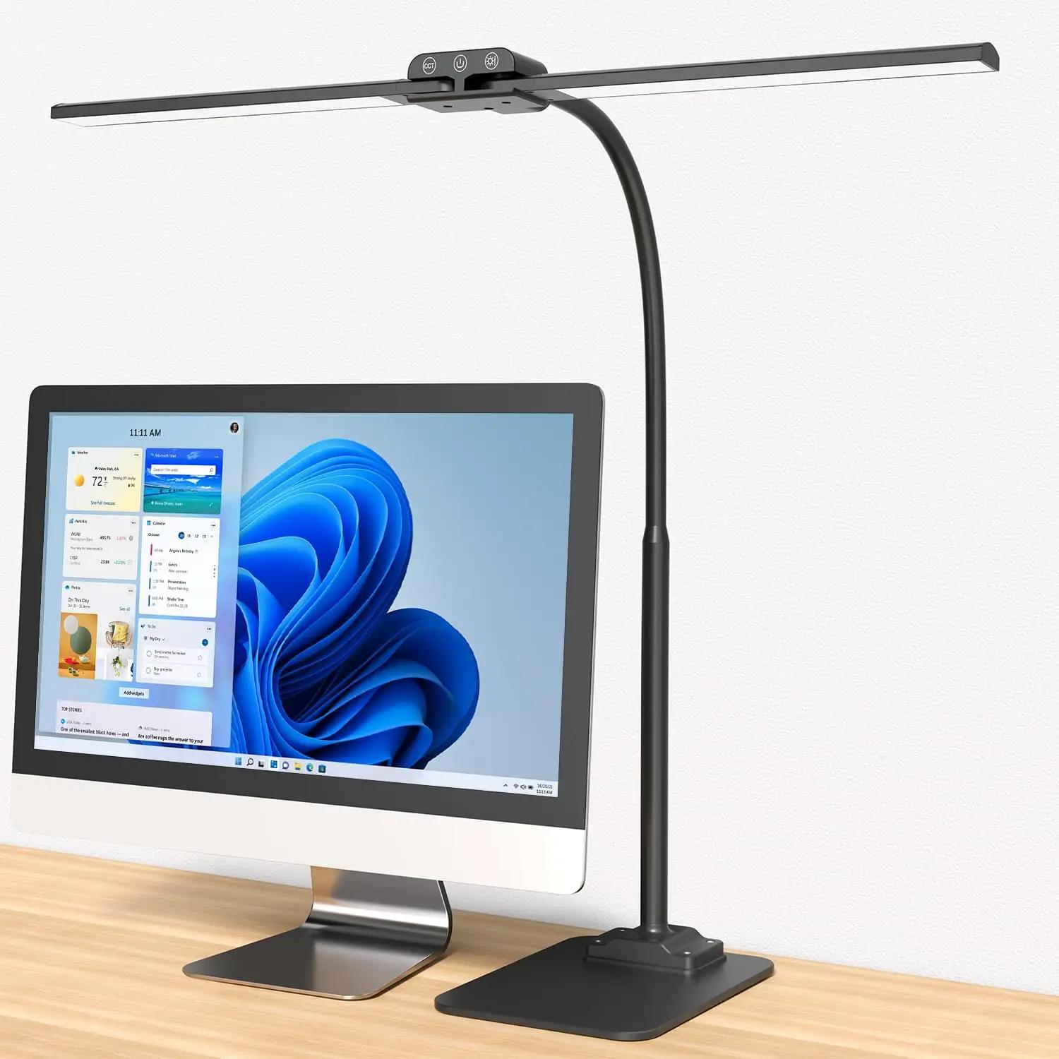 KableRika LED-laudlamp metalljalal — dimmitav, silmakaitse