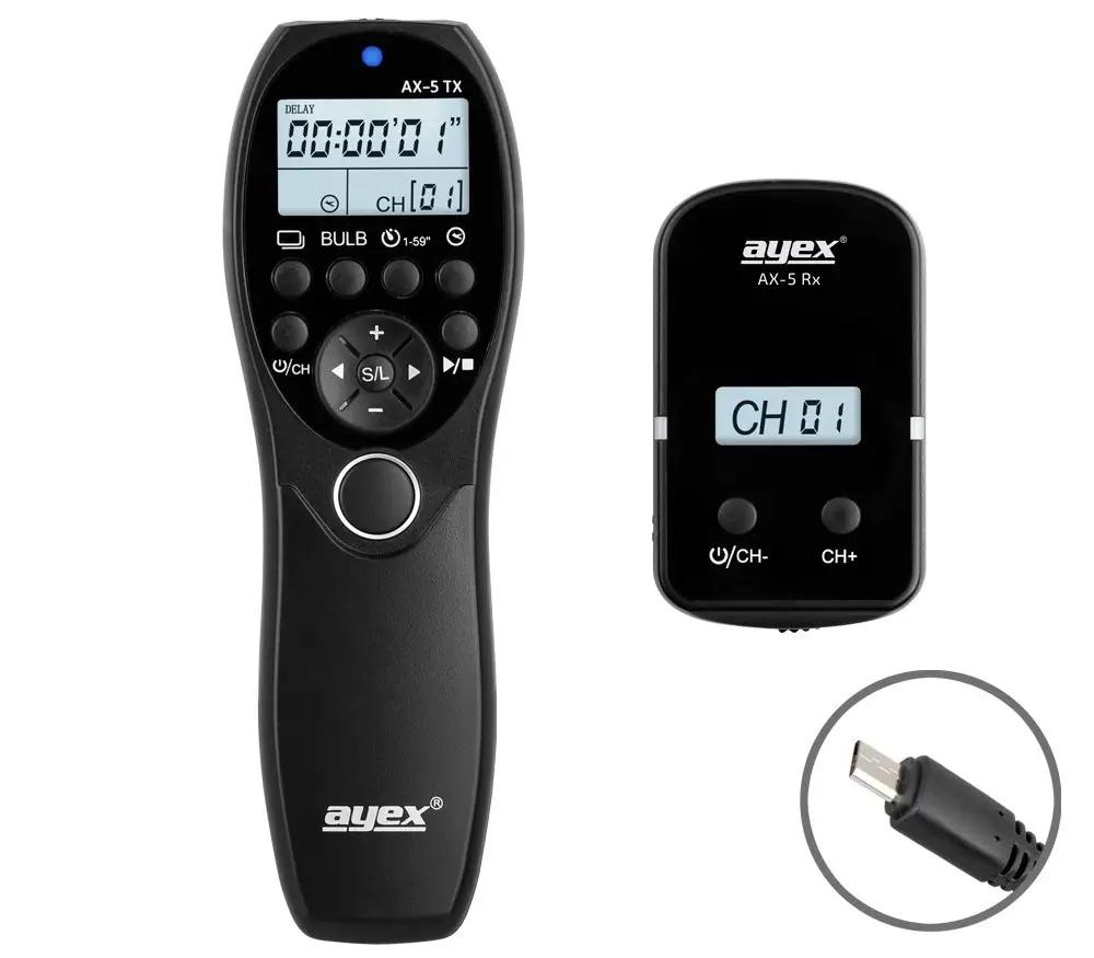 ayex juhtmeta taimerkäiviti Sony kaameratele — täpne pildistus – kasutusnäide