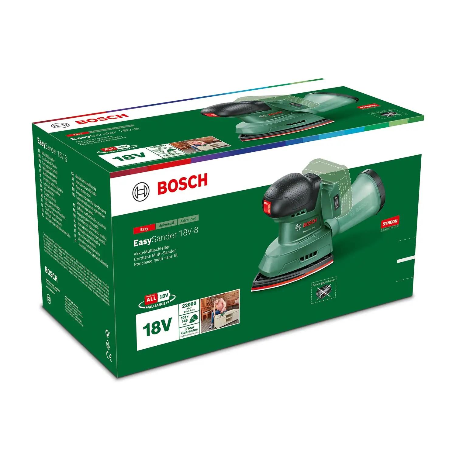 Bosch Easysander 18V — kerge käsitselihvija puidutööks – pilt 8