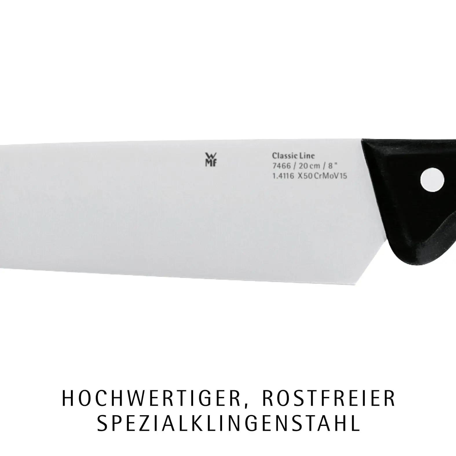 WMF Classic Line puidust nuga- ja plokikomplekt praktiline – pakend ja tarvikud