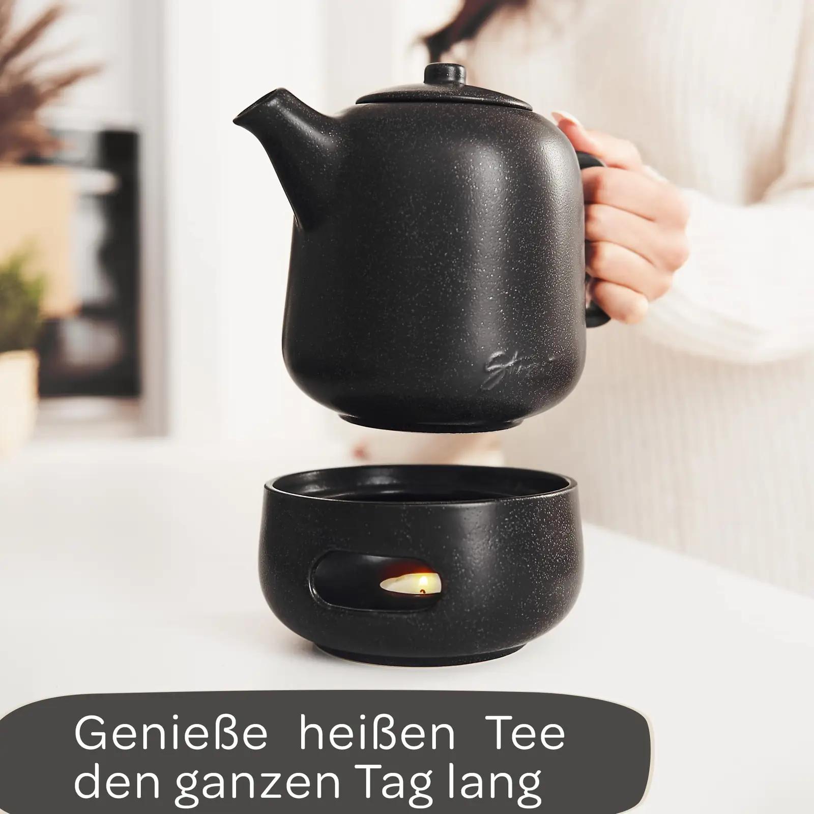 Steinzeit keraamiline teekann 1,3 l koos stövcheniga – pakend ja tarvikud