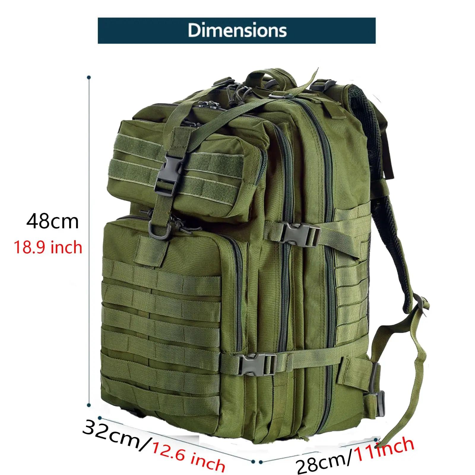 GUJOIN vastupidav 50L matkakott Molle-süsteemiga – veekindel – pilt 8