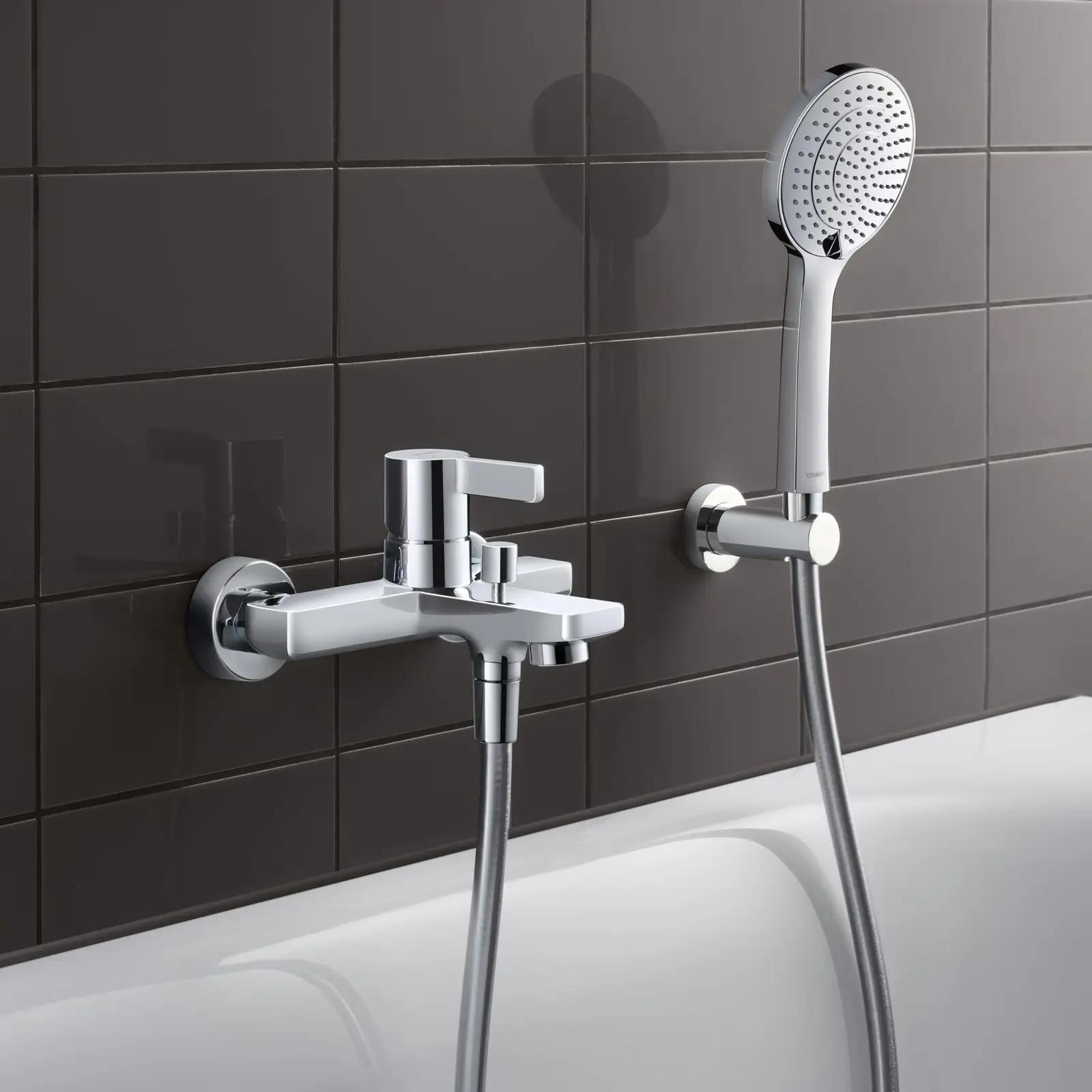 Duravit kroomitud käes dušipea 3 voolurežiimiga – sile silikoon – pilt 7