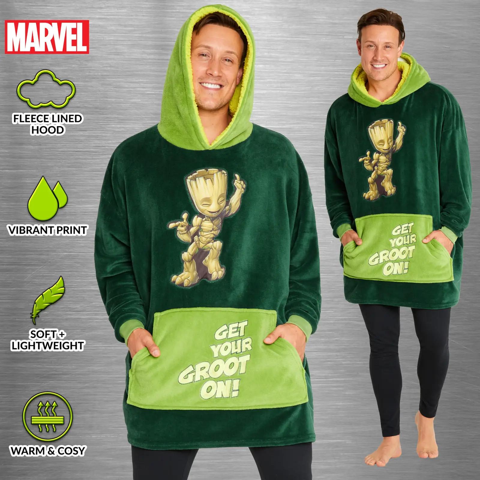Marvel Press soe fleece-hoodie tekk meestele — ideaalne kingitus – pakend ja tarvikud